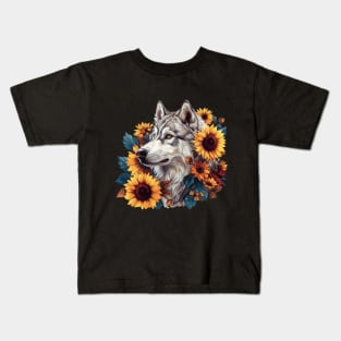 Siberian Husky Kids T-Shirt